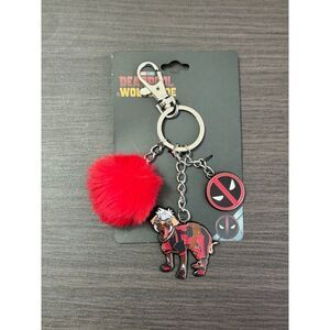 Marvel Deadpool & Wolverine Dogpool Multi-Charm Keychain